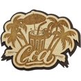 thumbnail image 2 of Printtoo India Goa State Engraved Wooden Fridge Magnet Souvenir Gift Collectibles, 2 of 4