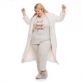 thumbnail image 2 of George Plus Women's Hacci Jersey Tee and Jogger 2-Piece Set, 2 of 6