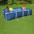 thumbnail image 3 of Bestway Steel Pro 13 Foot x 32 Inch Rectangular Above Ground Pool, Blue, 3 of 12