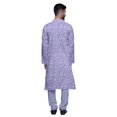 thumbnail image 3 of Atasi Kurta-Pyjama Long en Coton Imprimé pour Hommes, Kurta-Pyjama Décontracté de Designer, Vêtements, 3 of 5