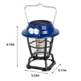 thumbnail image 3 of SuoKom Solar Camping Light Power Bank Usb Rechargeable Bulb 6 Gears Remote Control Tent Lamp Portable Lanterns Emergency Lights Outdoor, 3 of 8