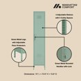 thumbnail image 4 of Naomi Modern 15 Single Locker Storage Cabinet with 5 Adjustable Shelves in Green, 4 of 9