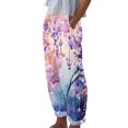 thumbnail image 1 of Women Pants Bell Bottoms Multi Colored Slim Trousers Ladies Work Leggings, 1 of 4
