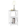 thumbnail image 3 of Convenience Concepts Oxford Table d'Appoint Carrée, Fini Bois Blanc, 3 of 6