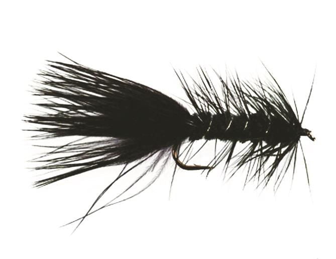 Superfly FLY1270-08P Streamer Wooly Bugger Black #08