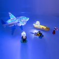 thumbnail image 3 of Ens. de jeu de briques de construction Laser Pegs, Collection Créatures : Shark Ambush, 3 of 5