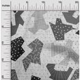 thumbnail image 2 of oneOone Velvet Black Fabric Abstracts Sewing Craft Projects Fabric Prints By Yard 58 Inch Wide, 2 of 4