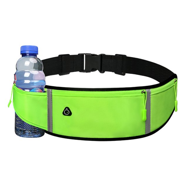 LSLJS Waist Bag Running Belt Reflective Running Belt Hiking Exercise Bike Workout Gym Travel Jogging Pocket Belt