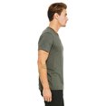 thumbnail image 3 of BELLA+CANVAS T-Shirt Jersey CVC pour Homme, 2TG, Vert Militaire Chiné, 3 of 3