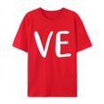 thumbnail image 2 of Hot Sale!! T-Shirts de la Saint-Valentin pour Femmes Imprimés Graphiques Mignons Léopard Cœur Amour T-Shirts Décontractés Manches Courtes Col Rond Rouge + Xxxxl, 2 of 7