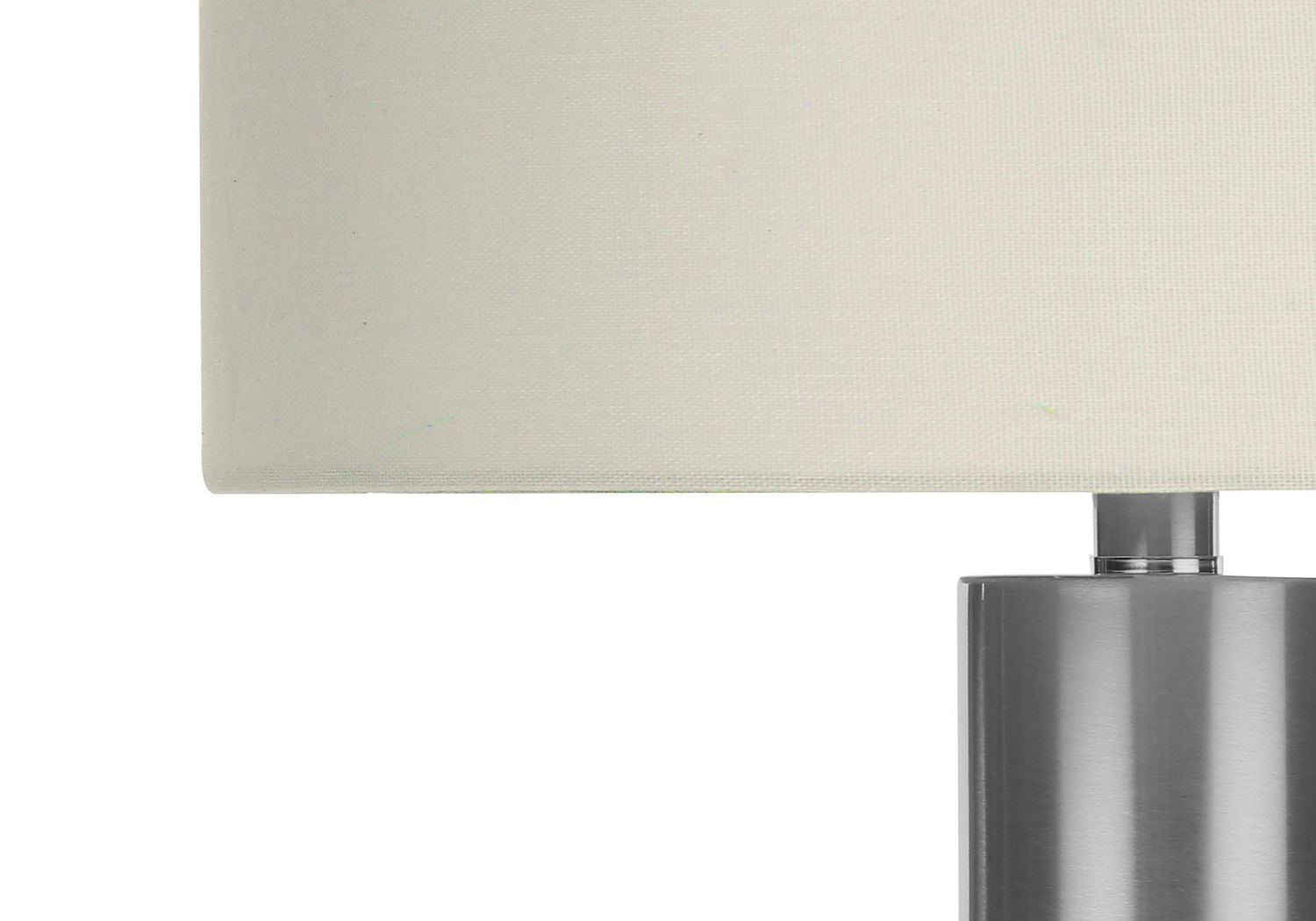 Monarch Specialties  Luminaire, 28"h, Lampe De Table, Hydridenickel Métal Hydrures, Teinte Ivoire / Crème, Contemporain