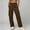 Style1-Brown womens pants, variant on Mceream Cargo Pants for Women Trendy Y2K Streetwear Wide Leg Joggers Stretchy Casual Summer Travel Hiking Pants Plus Size Pants Pantalones Cargo Para Mujer Black S