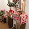 thumbnail image 4 of Boovnll Valentines Day Table Runner, 13x47" Valentine's Day Printing Table Runner, Valentines Table Runner for Holiday Kitchen Dining Table, Party Decor, Valentines Day Decorations, 4 of 6