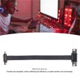 thumbnail image 4 of PCI E 3.0 1X To 1X Extension Cable, 20cm 90 Degree Right Angle PCI E 3.0 1X Extender Adapter Gold Plated Contact Immersion Gold Process 8Gbps  for Graphics Card, 4 of 7