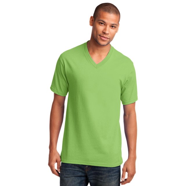 54oz 100% Cotton VNeck TShirt