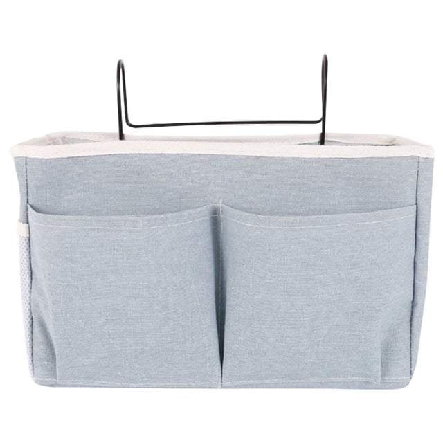 Home Textile Storage for Bedroom Organizers Bedside Hanging Organizer for Books Phone Magazines and Small Durable Space Saving Accessory