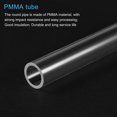 thumbnail image 4 of Unique Bargains Tube Rond en Acrylique Rigide Transparent 10mm ID x 12mm OD x 305mm Lot de 2, 4 of 6