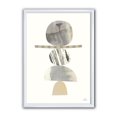 thumbnail image 1 of Designart Geometric Balance Neutral I Framed Wall Art, 1 of 3