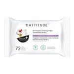 Attitude All-Purpose Disinfectant Wipes 99.9 72ct