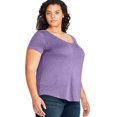 thumbnail image 4 of George Plus Women's V-Neckline Tee, 4 of 6