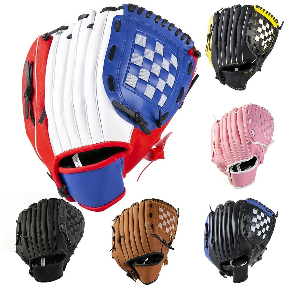 Gant De Baseball Pour Enfant Et Adulte – Cuir PU, Tailles S/M/L (10,5 / 11,5 / 12,5 Pouces), Rodage Rapide, Pouce Réglable, Pour Entraînement