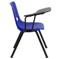 thumbnail image 3 of Bowery Hill Ergonomic Shell Chair in Blue, 3 of 5