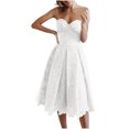 thumbnail image 2 of Gspmoly Robes pour Femmes, Robe de Fête Sans Manches en Dentelle Unie pour Femmes, Robes de Fête pour Femmes Offres des Fêtes, 2 of 6
