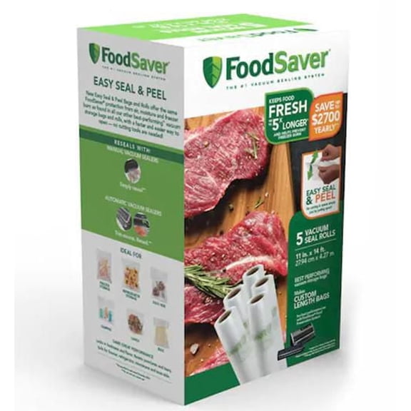 FoodSaver 11" x 14' Easy Seal & Peel Vacuum Seal Rolls