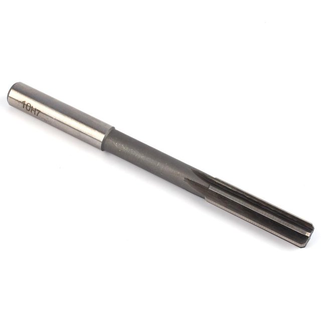 Hilitand Chucking Reamer,Straight Shank Machine Reamer,10mm Straight Shank HSS Chucking Reamer Milling Cutter Tool
