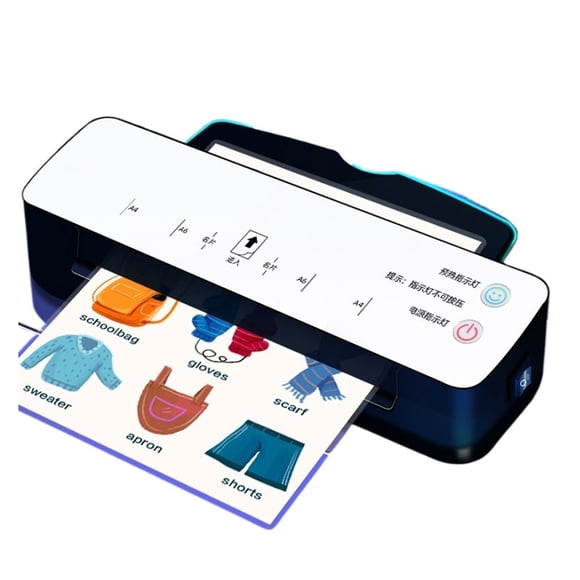 Laminator,Laminator Machine A4 Film Laminator Photo, Menu, Adhesive Film Laminator Office Fully Automatic Thermal Laminating Mini Film Sealing Machine
