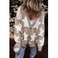 thumbnail image 1 of FOLUNSI Chic Sherpa Knit Cardigan - Versatile Warmth, Anytime Style!, 1 of 8