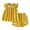 Yellow, variant on Splozh Preemie Baby Clothes Toddler Baby Girl Summer Flower Ruffle Sleeveless Tunic Top Shorts Set Cotton Linen Outfit 2Pcs Beige,3-4 Years