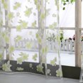 thumbnail image 5 of XZNGL Sheer Curtain Flower Sheer Curtain Tulle Window Treatment Voile Drape Valance 1 Panel Fabric, 5 of 5