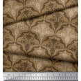 thumbnail image 3 of Soimoi Rayon Fabric Filigree Damask Print Sewing Fabric Yard 42 Inch Wide, 3 of 3