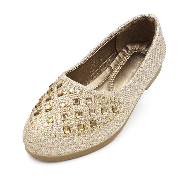 LAVRA Filles Ballerines Glitter Mary Jane Slip sur les Chaussures Habillées