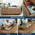 thumbnail image 4 of Sauder La Collection International Lux Commode en Finition Sindoori Mango, 4 of 9