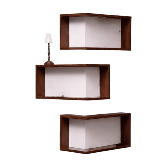 YoGold Corner Shelf With Remote, Smart Shelves That Light up Your Space, Smart Corner Shelf With Light For Figurines And Collectibles, Display Stand For Ornaments Display Rack 3pcs With Light