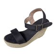 thumbnail image 1 of Women‘s Platform Sandals Wedge Ankle Strap Open Toe Sandals, 1 of 7