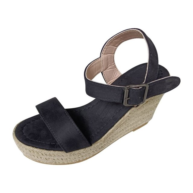 Women‘s Platform Sandals Wedge Ankle Strap Open Toe Sandals