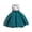 Green, variant on Birthday Dresses for Girls Toddler Girls Solid Color Pearl Embroidery Bowknot Birthday Party Flowers Gown Kids Dresses