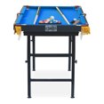 thumbnail image 3 of RACK Leo 4 Pieds Pliant Classique Billard Pool Table Jeu de Jeu Multi Joueur, Vert, 3 of 5