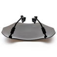 thumbnail image 3 of Krator 15" Smoke Tinted Windscreen Windshield Compatible with Yamaha SCR 950 (2017) Fits 7/8" or 1" Handlebars, 3 of 7