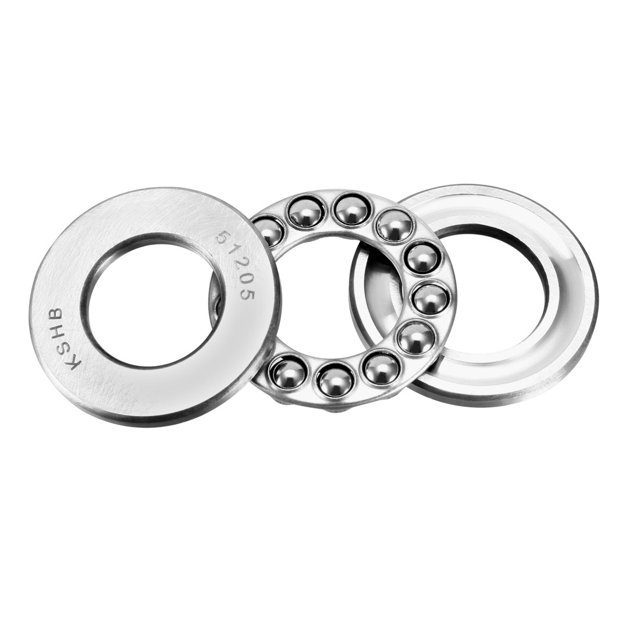 Unique Bargains Roulements à Billes à une Direction 51205 25mm x 47mm x 15mm Acier Chromé