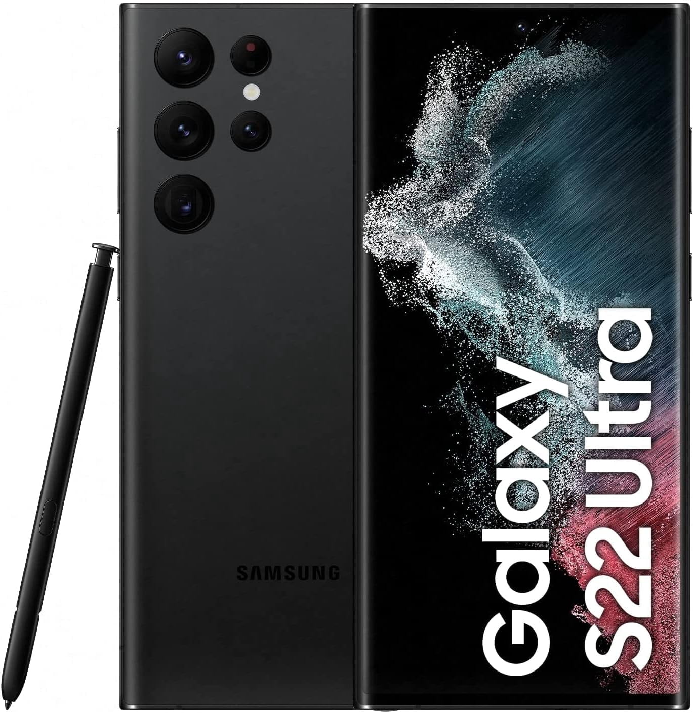 Refurbished Samsung Galaxy S22 Ultra 5G - 128GB – Phantom Black – 108MP Quad Rear & 40MP Front Camera - Fully Unlocked Smartphone - Fair Condition
