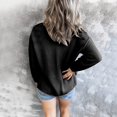 thumbnail image 3 of Women Jacket Long Sleeve V Neck Button Knit Fall Pullover Sweaters Casual Jumper Tops, 3 of 3