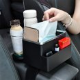 thumbnail image 2 of Kyusrd Car Accessories Tools Deals!Car Armrest Storage Box Water Cup,New Car Seat organizer With Cup,Multifunctional Car Console Side organizer for Water Cup Paper Towels Cellphone, 2 of 7