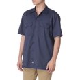 thumbnail image 4 of Dickies Mens Short-Sleeve Work Shirt, 2T, Navy, 4 of 4