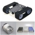 thumbnail image 2 of Robot sur Chenilles Robot Smart Car Platform Kits Robotiques Robot Tank Crawler Châssis Kit de Bricolage Solide Robot Plate-Forme Réservoir Mobile Plate-forme Robotisée Jouet Plate-forme de Remplacement pour Arduino, 2 of 8
