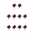 thumbnail image 2 of mmirethe 2x Low Maintenance Realistic Appearance Faux Flowers And Plants Wide Application purple 5Set, 2 of 6