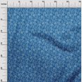 thumbnail image 3 of oneOone Silk Tabby Medium Blue Fabric Asian Block Sewing Craft Projects Fabric Prints By Yard 42 Inch Wide, 3 of 5